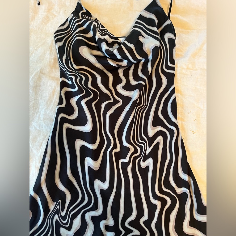 ZARA XSMALL Silky Mini Summer Dress